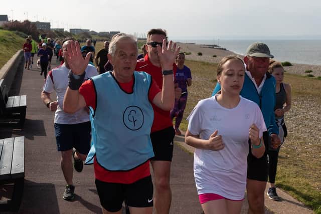 It was a nice sunny morning for Lee-on-the-Solent parkrun. Picture: Vernon Nash (110519- 39)