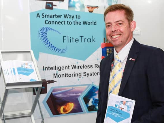 Andrew Barnett, who is joint managing director of FliteTrak. FliteTrak pioneers innovative smart technology, such as remote condition monitoring, machine learning and Artificial Intelligence