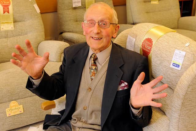 Patrick Marriott at Marriotts Furnishers in New Road, Portsmouth, in 2016
Picture by: Malcolm Wells (160211-7913C)