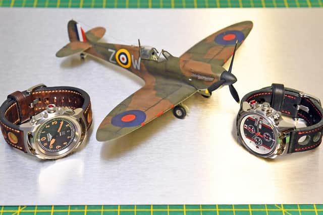 Zero West's Spitfire collection. Picture by: Malcolm Wells (190410-6597)