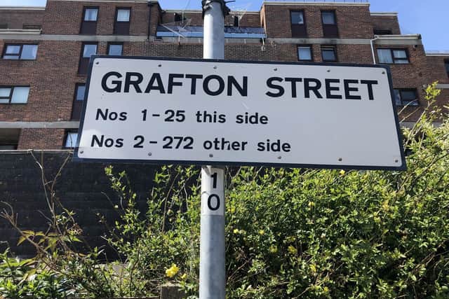 The scene where the body of Steve Dymond was found on May 9 in Grafton Street, Portsmouth, according to Hampshire Police. Picture: Ben Mitchell/PA Wire