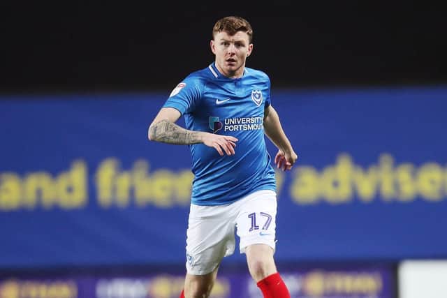 Dion Donohue is to leave Pompey next month upon the expiry of his contract. Picture: Joe Pepler