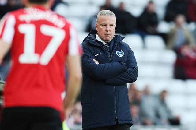 Pompey boss Kenny Jackett. Picture: Joe Pepler