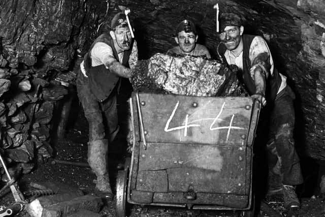 The working class once had a pride in their class. These miners were working in the Kent coalfield circa 1960. Picture: Fox Photos/Getty Images
