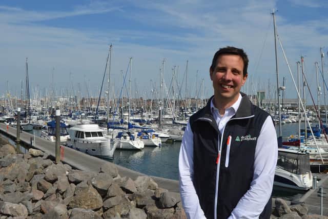 Ben Lippiett, marina manager at Haslar Marina. Picture: David George
