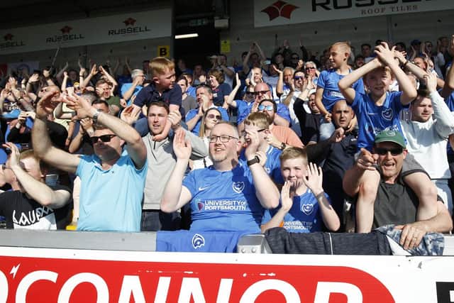Pompey fans Picture: Daniel Chesterton/phcimages.com