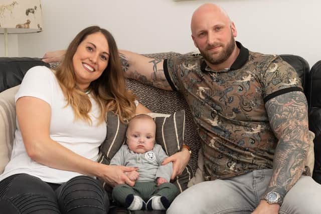 Sarah, Jax and Nathan.
Picture: Keith Woodland (170319-24)