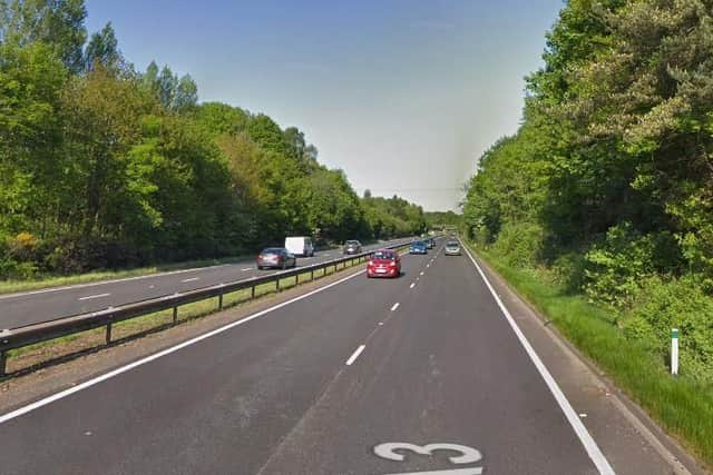 70mph. A3. Southbound.