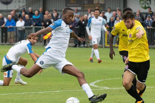 Kabamba joined the Hawks before moving to the North East with Hartlepool United on loan. He signed permanently with Pools last week after becoming only the second player in the clubs history to score in their first four games.