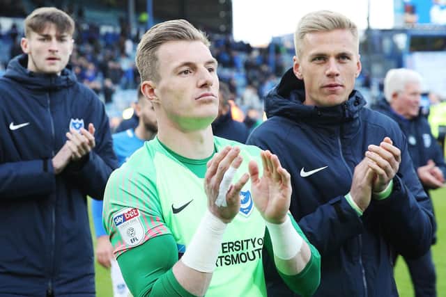 Craig MacGillivray, left, and Alex Bass. Picture: Joe Pepler