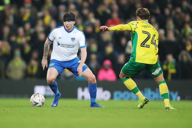 Dion Donohue enjoyed a rare appearance against Norwich in the FA Cup during a season wrecked by illness and injury. Picture: Joe Pepler