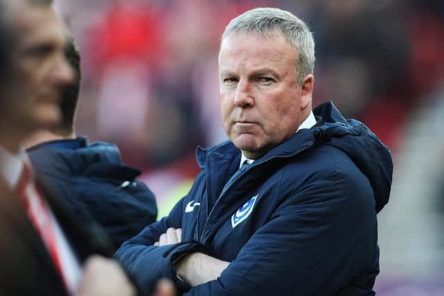 Pompey boss Kenny Jackett. Picture: Joe Pepler