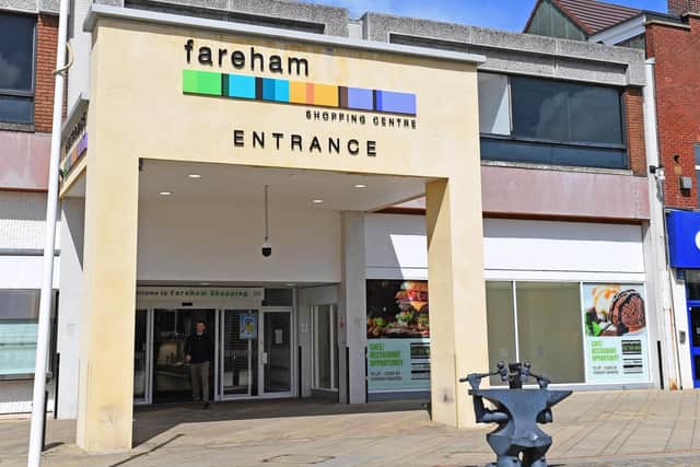 Fareham Shopping Centre in West Street, Fareham, Hampshire.