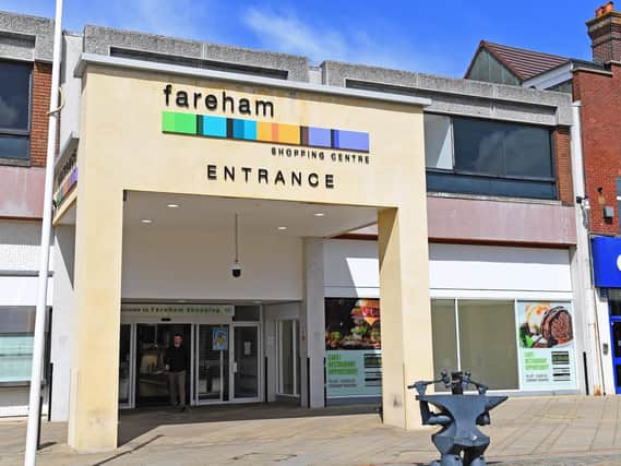 Fareham Shopping Centre in West Street, Fareham, Hampshire.