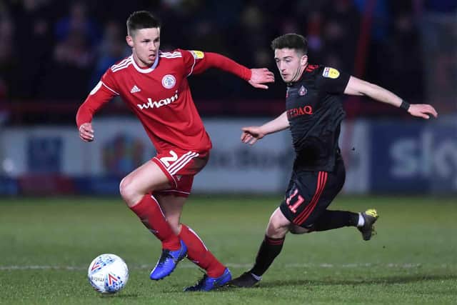 Accrington right-back Callum Johnson. Picture: Nathan Stirk/Getty Images