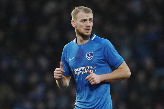 Jack Whatmough could return from injury in December, according to Pompey boss Kenny Jackett. Picture: Joe Pepler