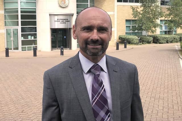 Det Chief Insp Dave Brown outside Bournemouth Crown Court after Bob Higgins was found guilty Picture: Ben Mitchell/PA Wire