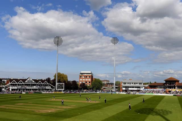 A General view of play during the Royal London One Day Cup match between Somerset and Hampshire at Taunton earlier this month.