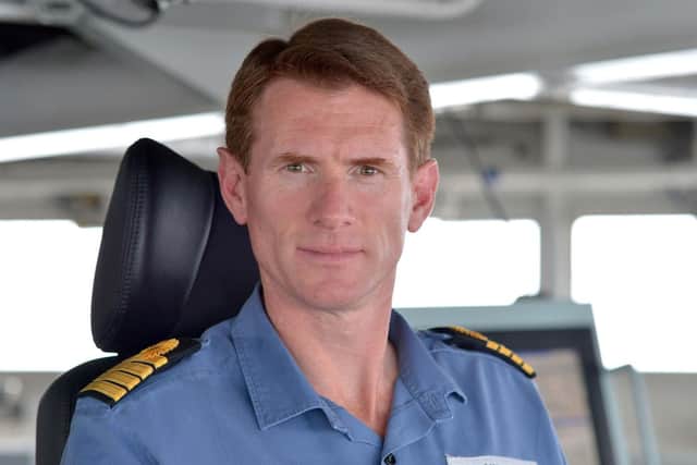Captain Nick Cooke-Priest. Picture: Rowan Griffiths/Daily Mail/PA Wire