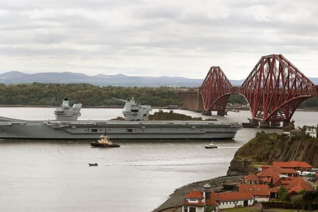HMS Queen Elizabeth. Picture: Andrew Milligan/PA Wire