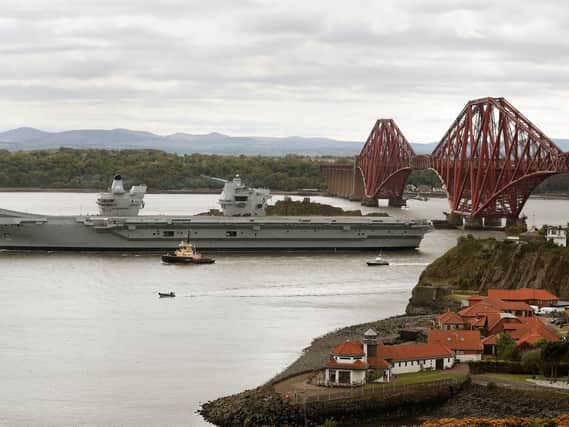 HMS Queen Elizabeth. Picture: Andrew Milligan/PA Wire