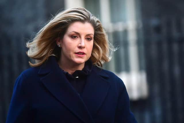 Defence secretary Penny Mordaunt in Downing Street, London. Picture: Victoria Jones/PA Wire