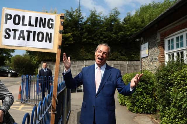 Nigel Farage's Brexit Party topped the polls and won the most seats in the European Parliament (Photo: Getty Images)