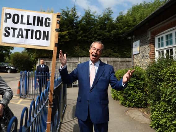 Nigel Farage's Brexit Party topped the polls and won the most seats in the European Parliament (Photo: Getty Images)