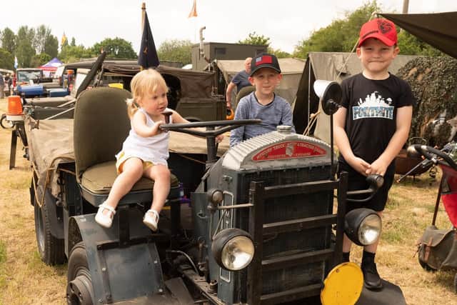 Pictured is: Olivia Davies, Joshua and Leyton Matthews. Picture: Keith Woodland (250519-46)