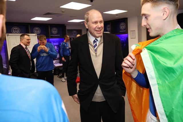 Pompey chairman Michael Eisner Picture: Joe Pepler