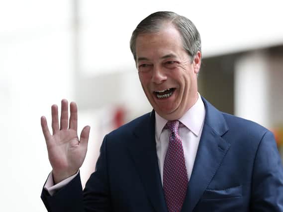 Brexit Party leader Nigel Farage. Picture: Jonathan Brady/PA Wire