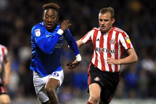 Pompey's Jamal Lowe. Picture: Adam Davy