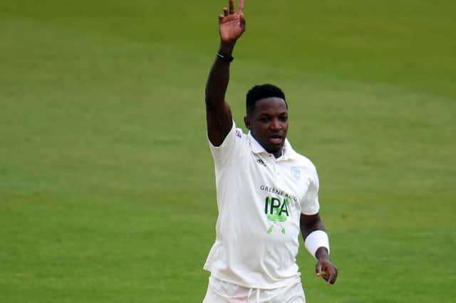 Fidel Edwards helped Hampshire do some good business despite bad weather on day one. Picture: Harry Trump/Getty Images