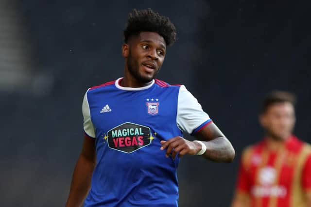 Ipswich striker Ellis Harrison. Picture: Catherine Ivill/Getty Images