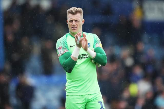 League One - Portsmouth vs Rochdale - 13/04/19
Portsmouths Craig MacGillivray