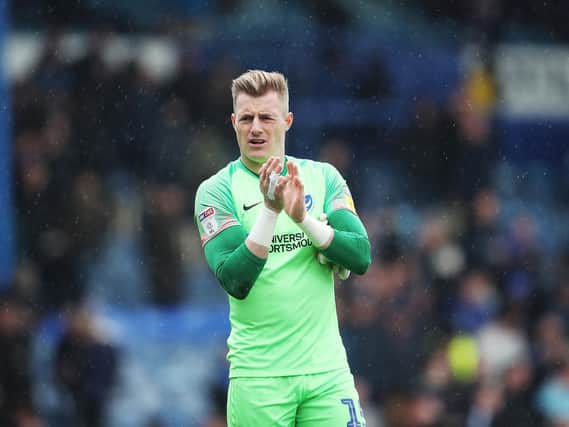 League One - Portsmouth vs Rochdale - 13/04/19
Portsmouths Craig MacGillivray