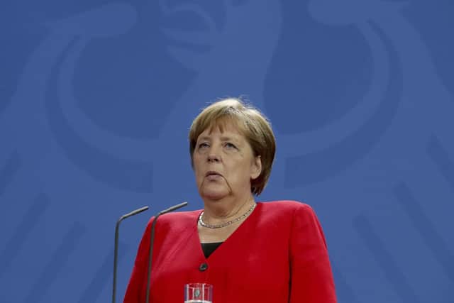 German Chancellor Angela Merkel will attend the D-Day ceremony on June 5. (AP Photo/Michael Sohn)
