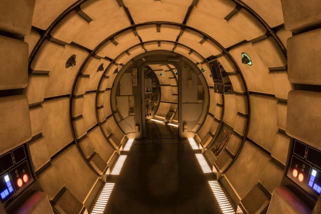 You can step inside the famous Millennium Falcon when you visit Galaxy's Edge