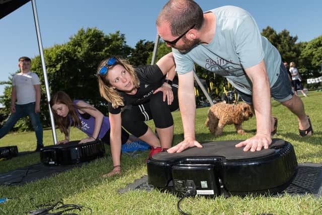 Participants at last year's Fitness Festival.
Picture: Duncan Shepherd
