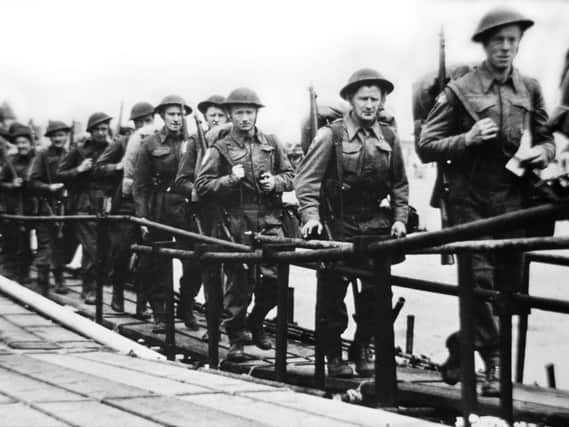 British troops embarking at Southsea to take part in D-Day. Picture by AFP/Getty Images