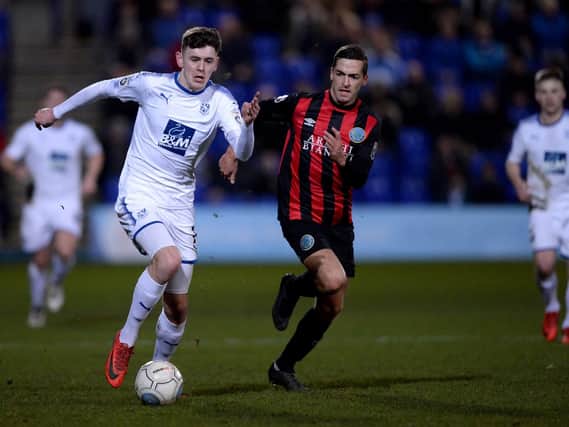 Ben Tollitt of Tranmere Rovers (left). Picture: Nathan Stirk/Getty Images
