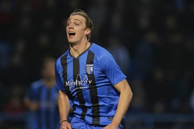 Tom Eaves of Gillingham. Picture: Henry Browne/Getty Images