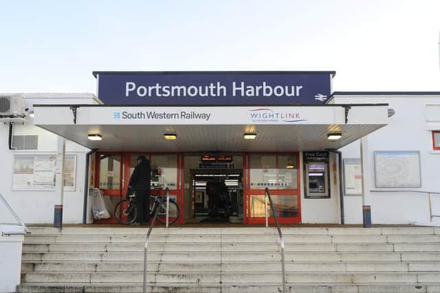 Portsmouth Harbour station. Picture: Malcolm Wells