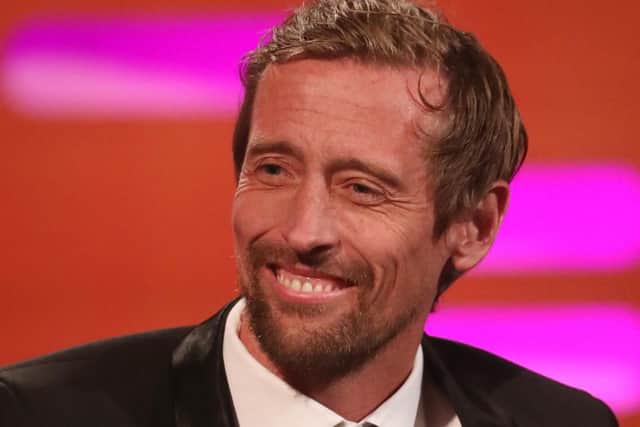 Former Pompey striker Peter Crouch joked about naming his newborn son after a Champions League winner and a curry house. Picture: Isabel Infantes/PA Wire