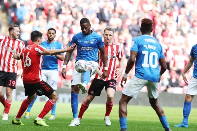 Checkatrade Trophy FINAL -  Sunderland v Portsmouth - 31/03/19Portsmouths Omar Bogle