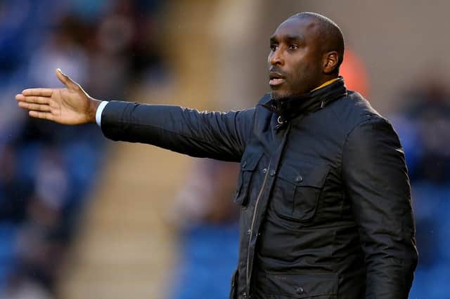 Macclesfield Town and former Pompey skipper Sol Campbell is only one of three BAME managers in the Football League. Picture: Jordan Mansfield/Getty Images
