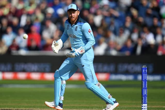 Jonny Bairstow was behind the stumps during the win on Saturday in Cardiff. Picture: Harry Trump/Getty Images