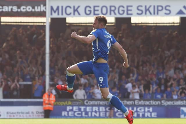 Peterborough striker Matt Godden. Picture: Joe Dent/JMP