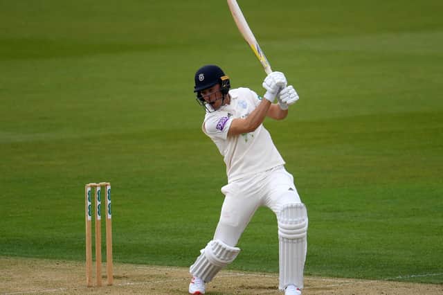 Joe Weatherley was unable to add to his overnight total of 47 not out as Hampshire were left frustrated by rain wiping out day two at Nottinghamshire. Picture: Harry Trump/Getty Images