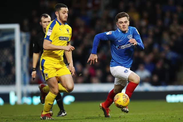 Ben Thompson proved an outstanding performer for Pompey in the first half of last season. Picture: Joe Pepler